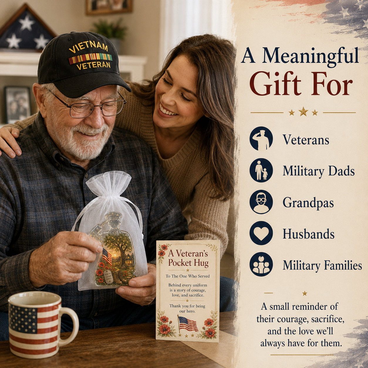 A Veteran’s Pocket Hug Keepsake💌