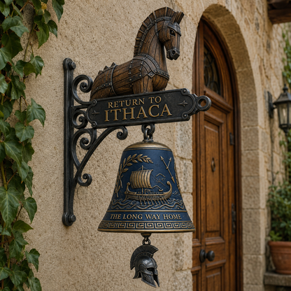 The Road Back to Ithaca Door Bell Decor