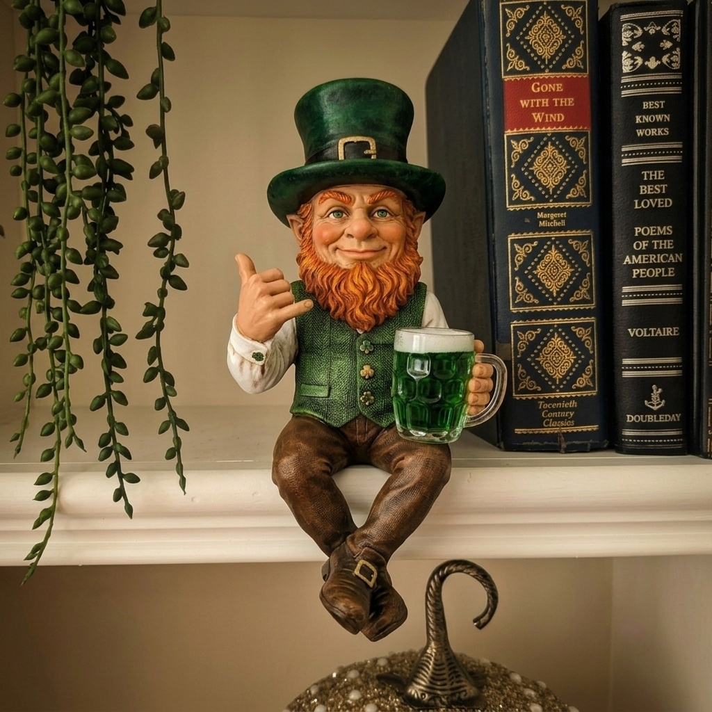 🍀 Irish Leprechaun Shaka Shelf Sitter Doll🤙