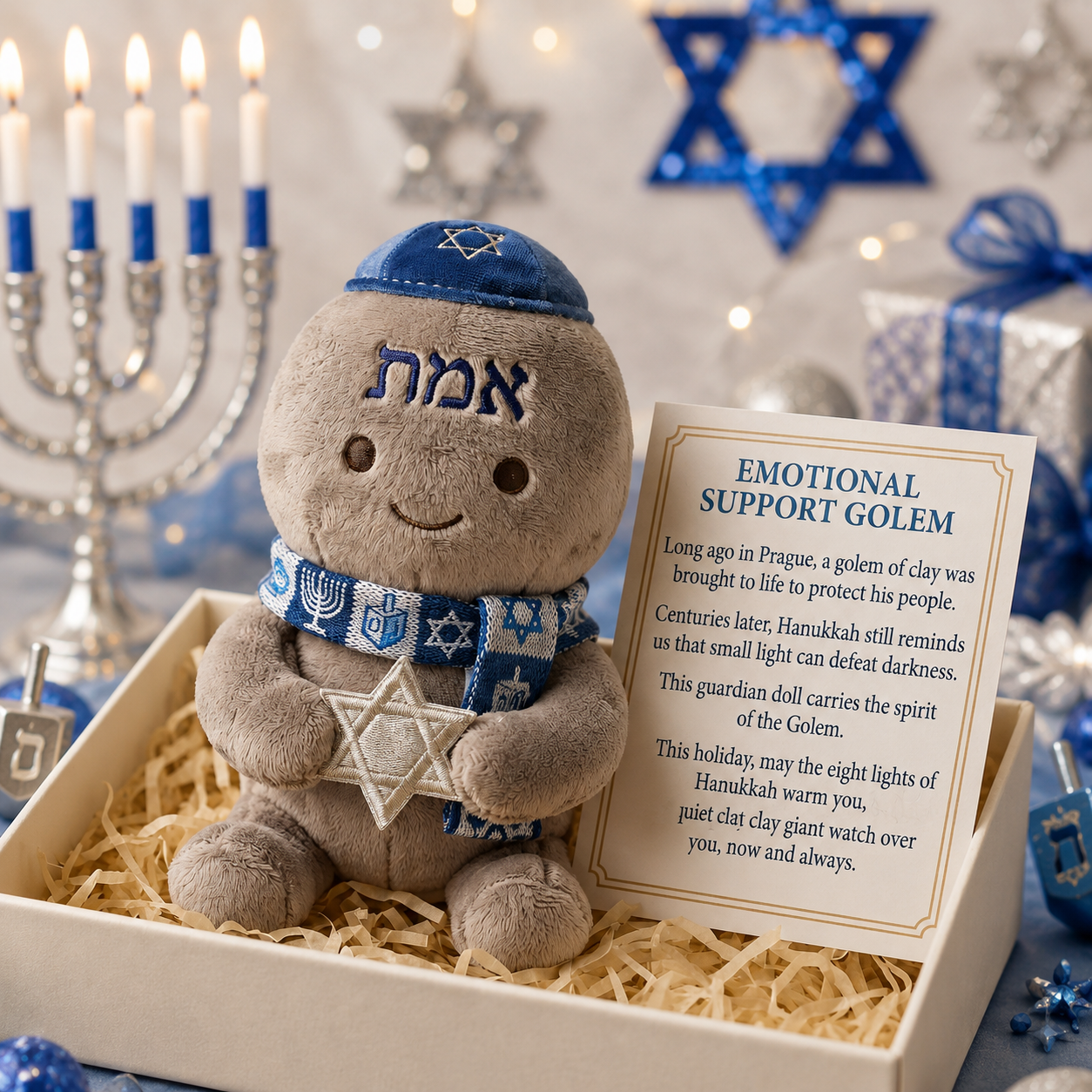✡️Hanukkah Emotional Support Guardian Collection Plush Doll🕎