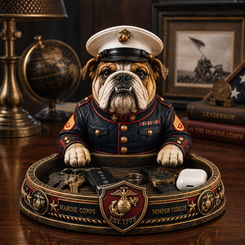 🔥Marine Corps The Devil Dog Valet Tray