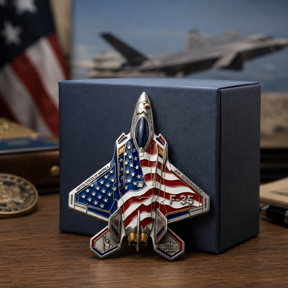 ✈️F-35 LIGHTINING II CHALLENGE MEDAL🪙