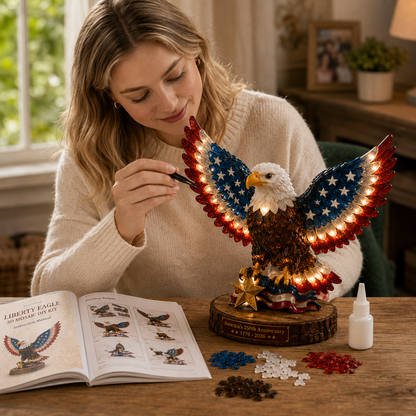 Liberty Eagle DIY Light America 250th Anniversary Sea Glass Kit