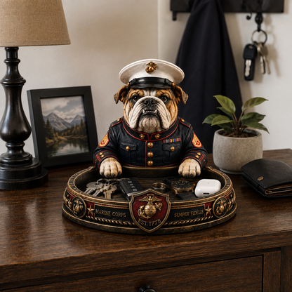 🔥Marine Corps The Devil Dog Valet Tray