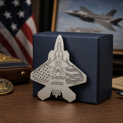 ✈️F-35 LIGHTINING II CHALLENGE MEDAL🪙