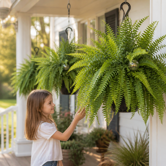 💥BUY 1 GET 1 FREE (2 PCS)🔥48Inch Large UV Artificial Ferns for Outdoors--No watering, No fading