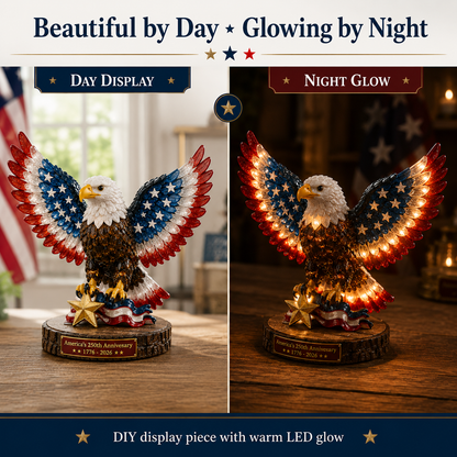 Liberty Eagle DIY Light America 250th Anniversary Sea Glass Kit