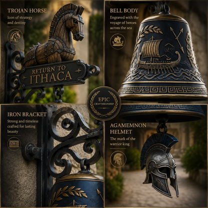 The Road Back to Ithaca Door Bell Decor