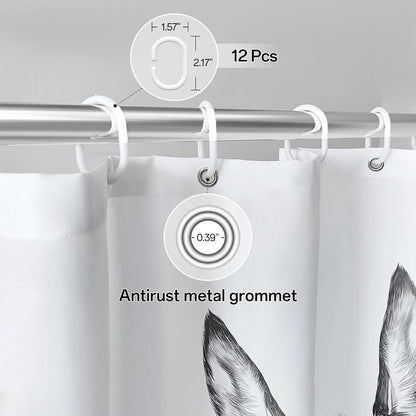 Are You Pooping? Donkey Shower Curtain