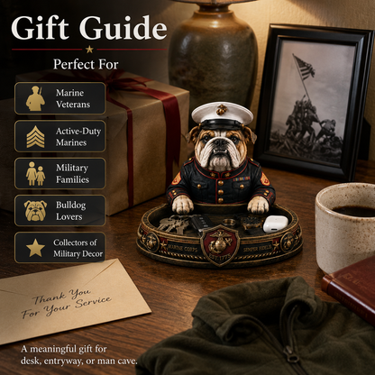 🔥Marine Corps The Devil Dog Valet Tray