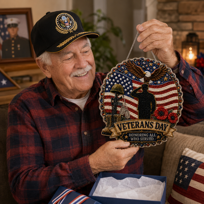 ⚪DIY Veterans Day Pearl Diamond Art Hanging Ornament Kit💎