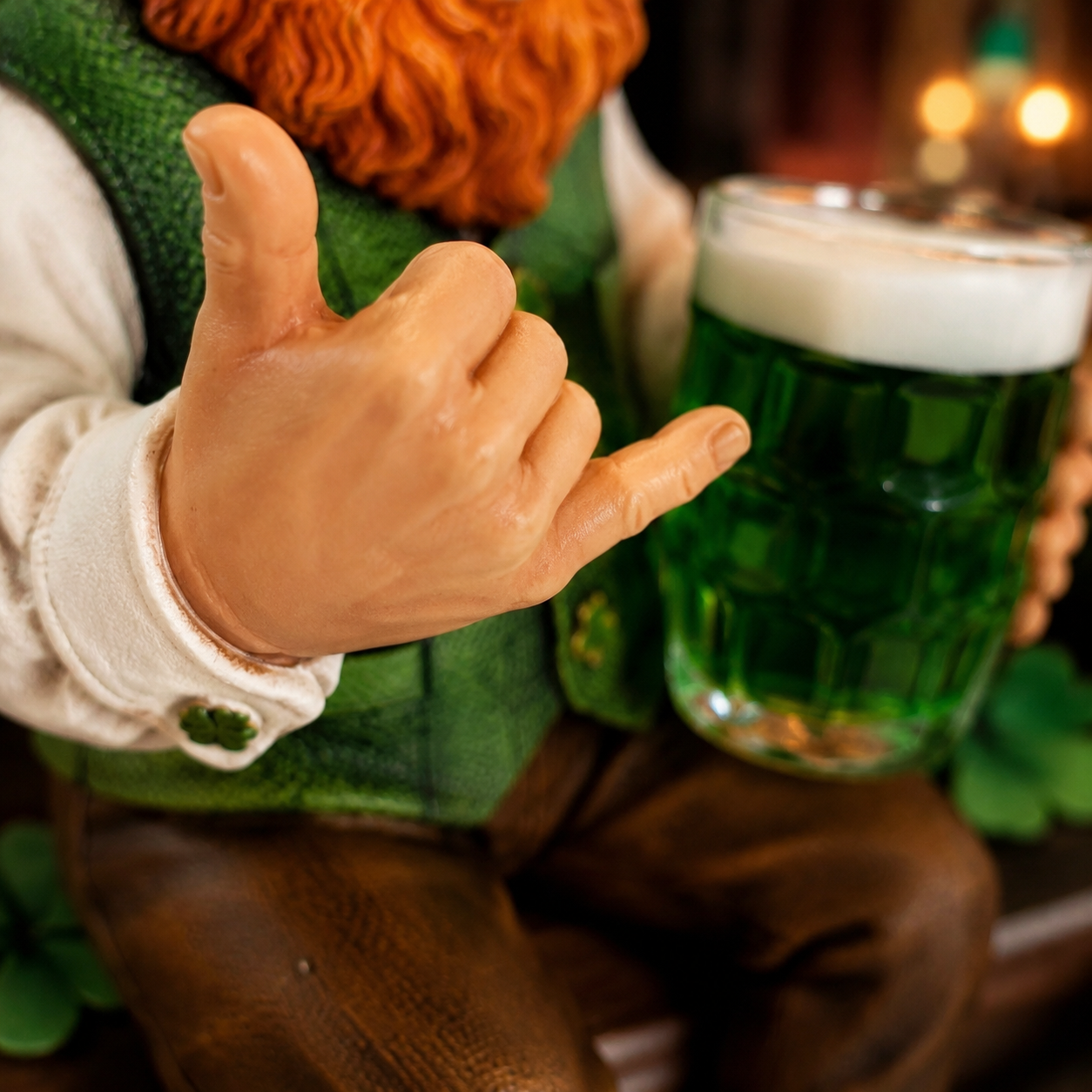 🍀 Irish Leprechaun Shaka Shelf Sitter Doll🤙