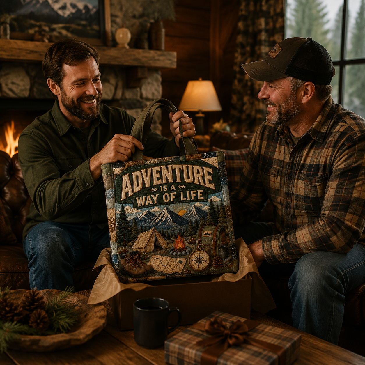 Adventure Is A Way Of Life Canvas Tote Bag