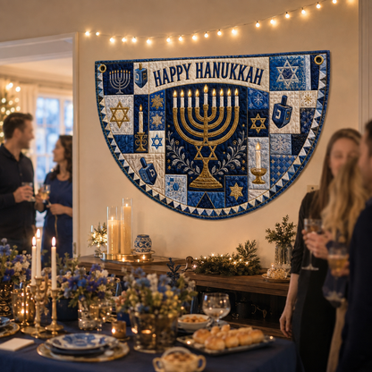 🕎 Happy Hanukkah Outdoor Garden Decorative Hanging Flag