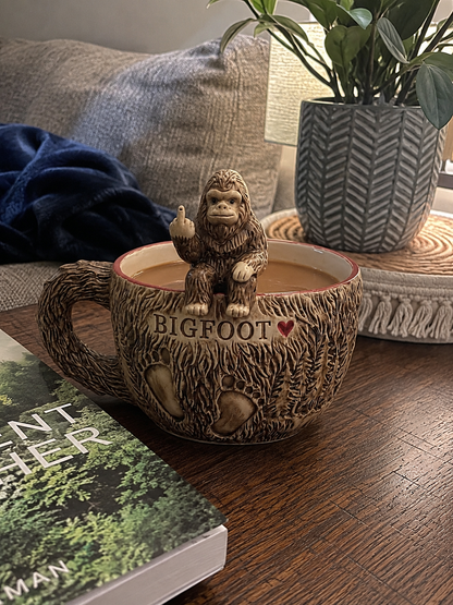 BIGFOOT Middle Finger Funny Ceramic Mug