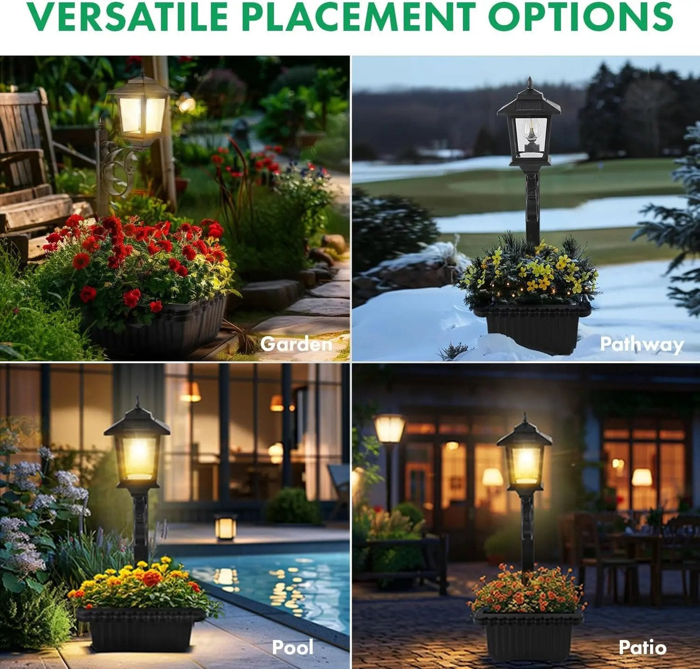 🌻Factory Direct Sales 49% Off !- 🌞💐Solar Flower Pot Lamp