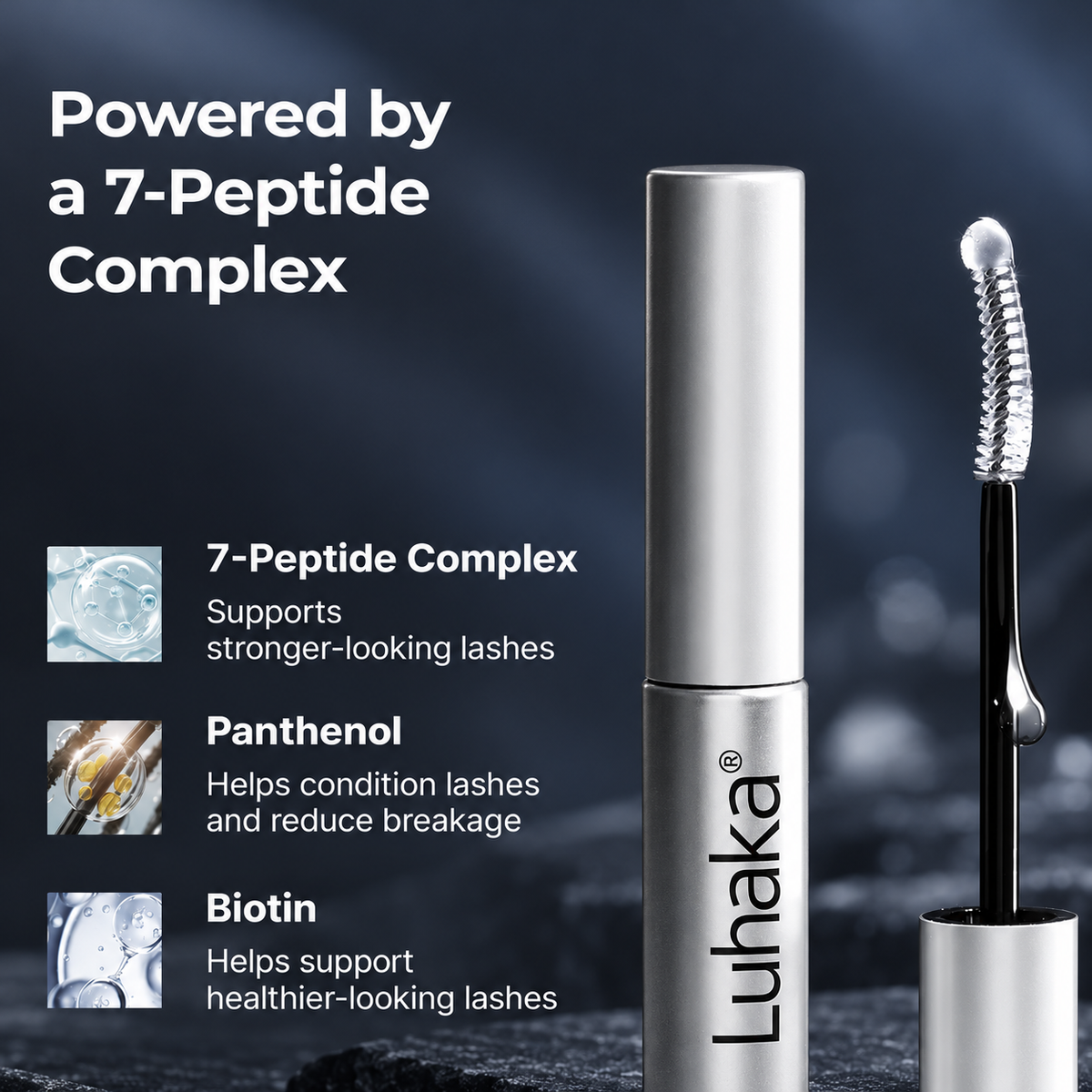 Luhaka® 7-Peptide Eyelash Essential Serum