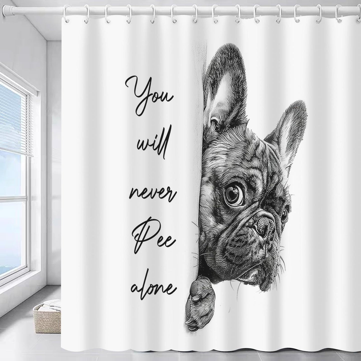 Are You Pooping? Donkey Shower Curtain