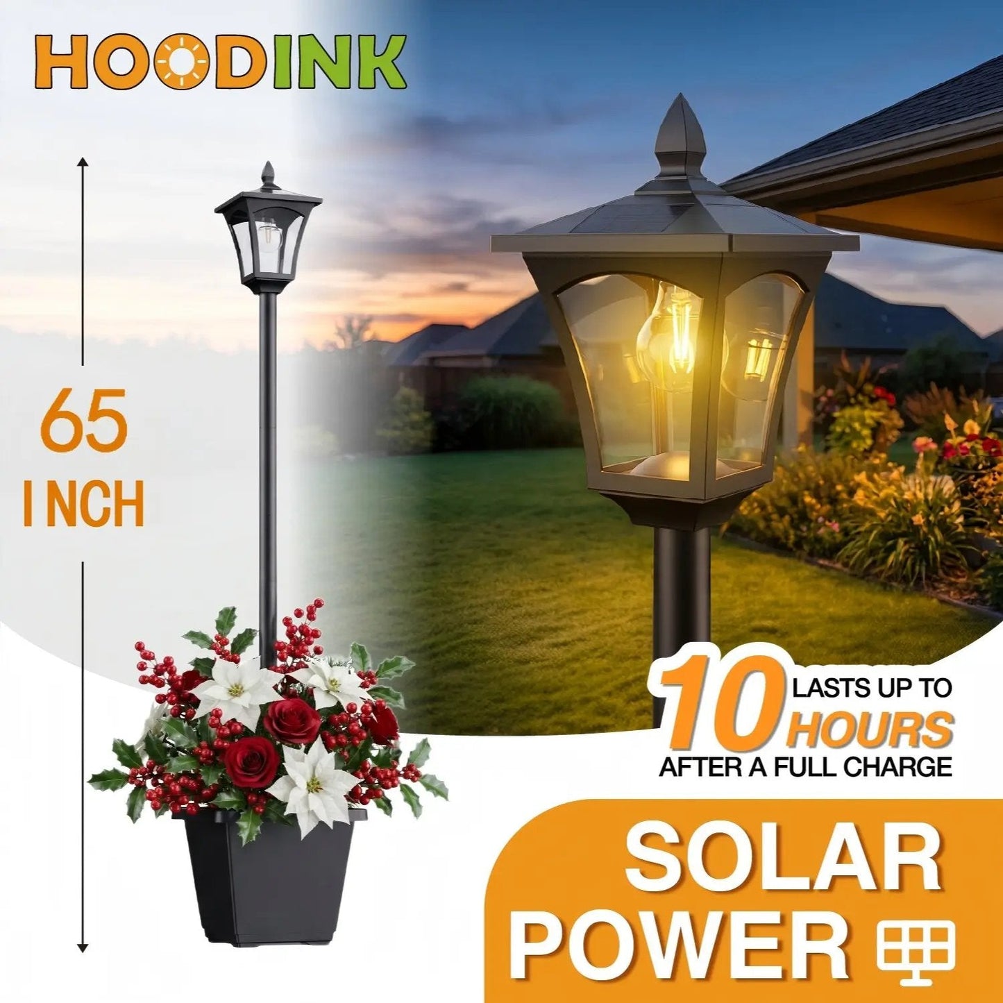 🌻Factory Direct Sales 49% Off !- 🌞💐Solar Flower Pot Lamp