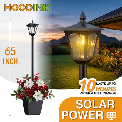 🌻Factory Direct Sales 49% Off !- 🌞💐Solar Flower Pot Lamp