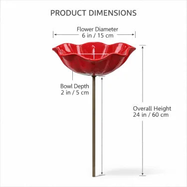 🎁Handmade Metal Flower Garden Stake🐦