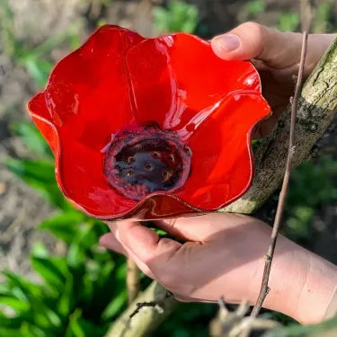 🎁Handmade Metal Flower Garden Stake🐦