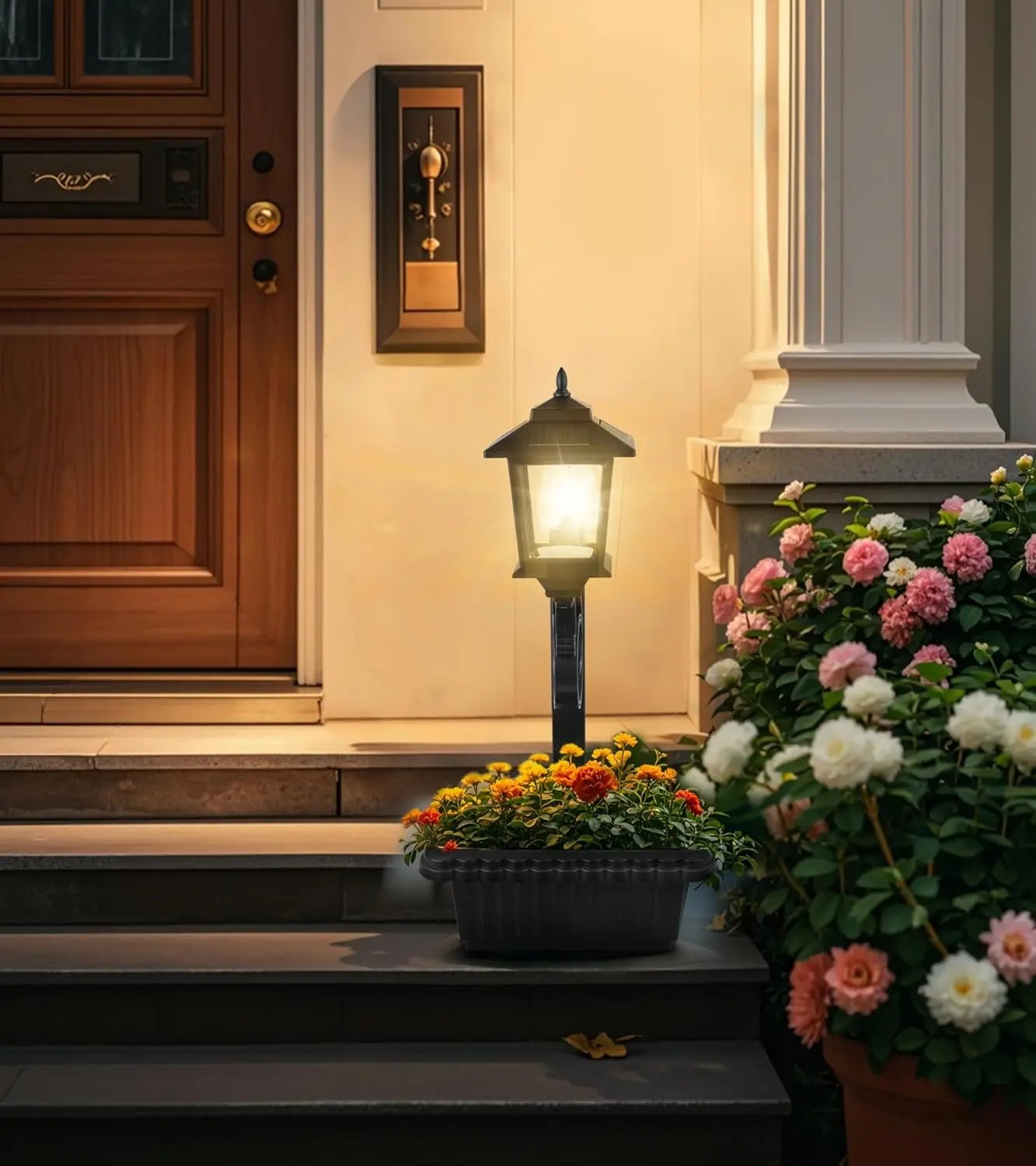 🌻Factory Direct Sales 49% Off !- 🌞💐Solar Flower Pot Lamp